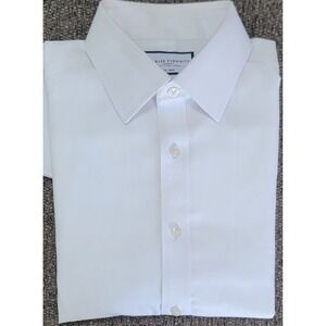 Charles Tyrwhitt Men's White Non-Iron Slim Fit Dress Shirt Size 16 X 33